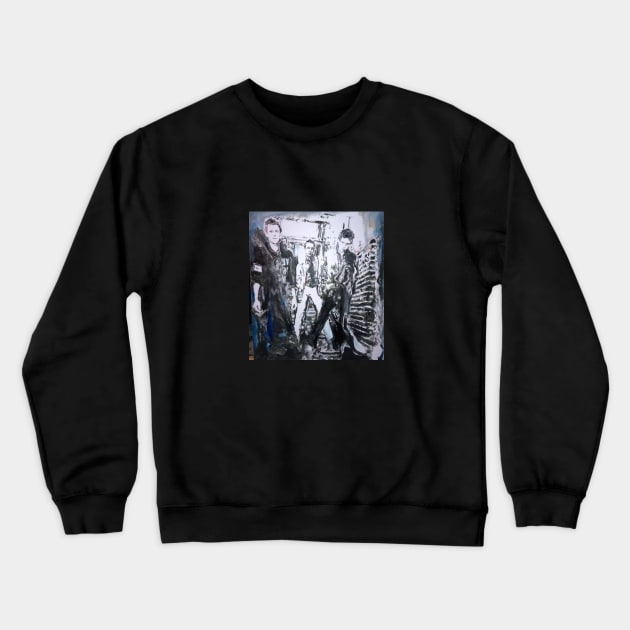 the clash Crewneck Sweatshirt by Mike Nesloney Art